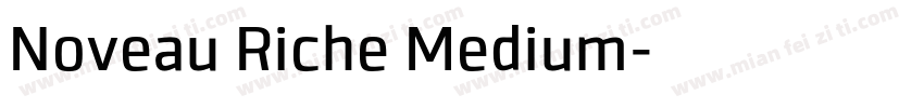 Noveau Riche Medium字体转换